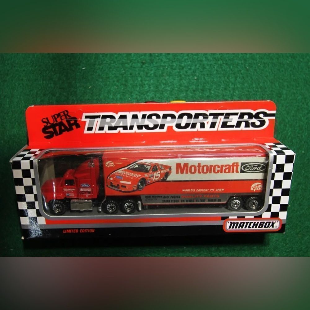 Matchbox Super Star Transporters Die Cast Semi 1992 MOTORCRAFT